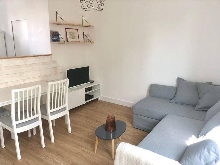 Appartement de vacances pour 3 personnes, avec jardin
