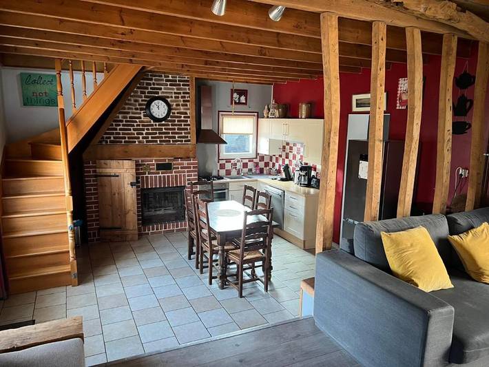 Location de vacances pour 5 personnes, avec vue et jardin, animaux acceptés à Woignarue - 4