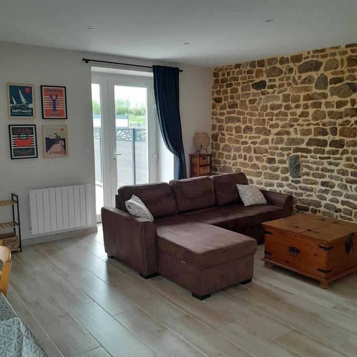 Gîte pour 5 personnes, avec terrasse, animaux acceptés à Saint-Senier-sous-Avranches