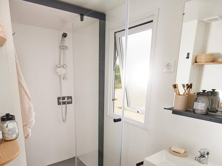 Camping Au Tylo Soleil - Mobilheim 6 personen - 43 Premium Mobilheim Trigano 35m² in Dauphin, Regionaler Naturpark Luberon