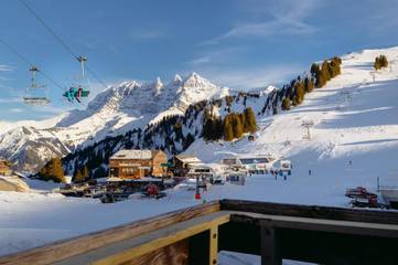 Hôtel pour 6 personnes, avec terrasse et vue dans Les Crosets