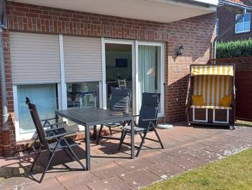 Ferienwohnung für 4 Personen, mit Terrasse und Garten, kinderfreundlich in Carolinensiel