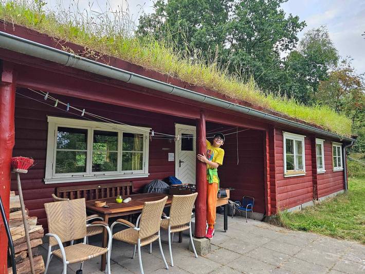 Ferieudlejning for 10 personer, med terrasse, børnevenlig i Ebeltoft