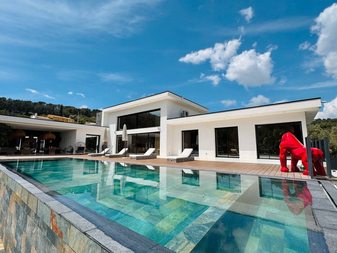 Casa de Vacaciones 'California Baïa Bandol' con Piscina Privada, Wi-Fi y Aire Acondicionado in Bandol, Region de Toulon