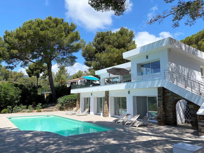 Villa pour 12 personnes, avec jardin ainsi que piscine et vue, animaux acceptés à Cavalaire-sur-Mer - 3