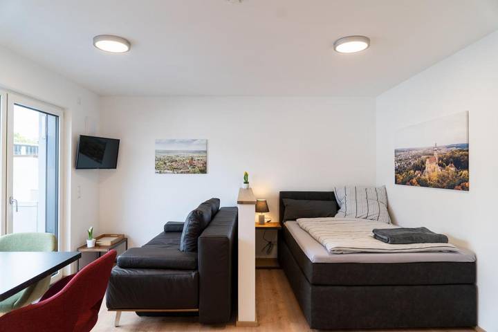 Ferienwohnung für 2 Personen, mit Balkon und Terrasse sowie Ausblick in Amberg (Oberpfalz) - 3