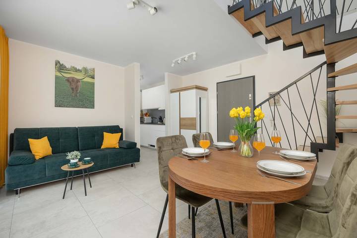 Ganze Wohnung, Cozy Apartment with a Balcony | Near the Beach in Niechorze, Powiat gryficki