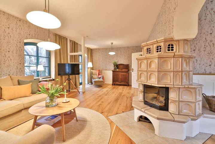 Ferienwohnung für 16 Personen, mit Ausblick und Garten sowie Seeblick in Garz/Rügen - 4
