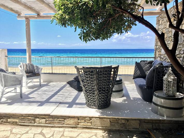 Villa für 10 Personen, mit Balkon und Pool sowie Meerblick auf Thassos