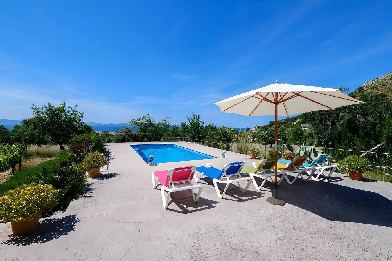 Casa de vacaciones "Es Parral" con piscina y Wi-Fi in Colònia de Sant Pere, Artà