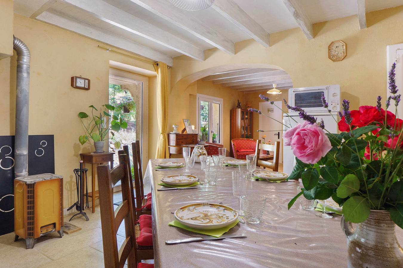 Bed & Breakfast 'Chambre Tilleul met zwembad', bergzicht, gedeeld zwembad & wifi, foto 15