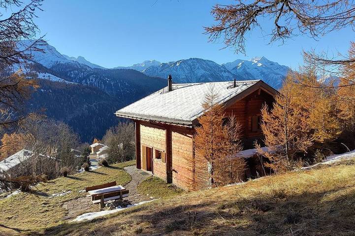 Chalet für 8 Personen, mit Garten in Bellwald