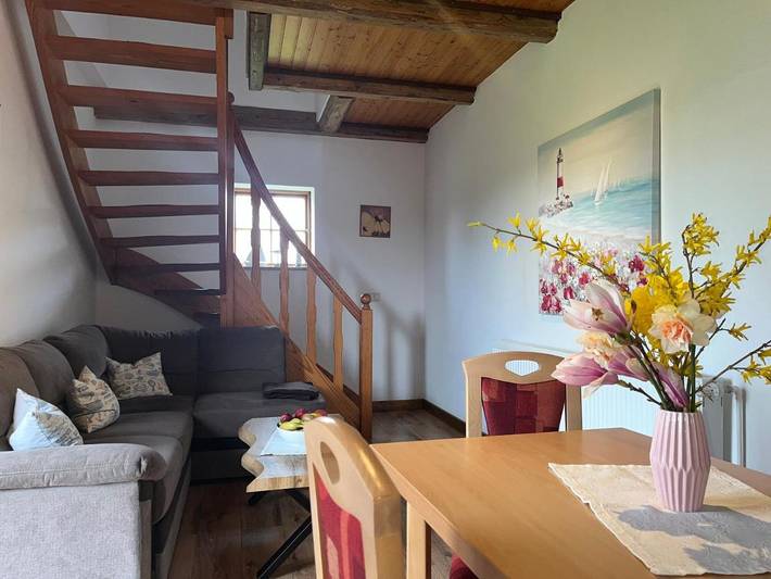 Ferienwohnung für 3 Personen, mit Terrasse und Garten sowie Ausblick in Steffenshagen - 2