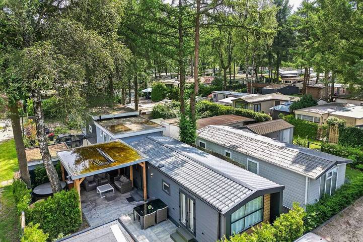 Blokhut voor 4 personen, met tuin en sauna in Hoenderloo