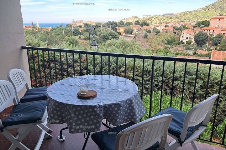 Gîte pour 5 personnes, avec balcon et piscine dans Gare De Collioure