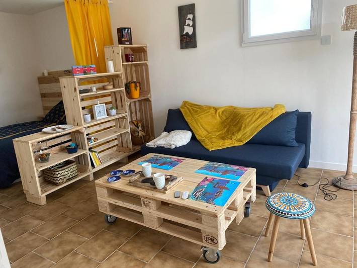 Appartement de vacances pour 4 personnes, avec jardin, animaux acceptés