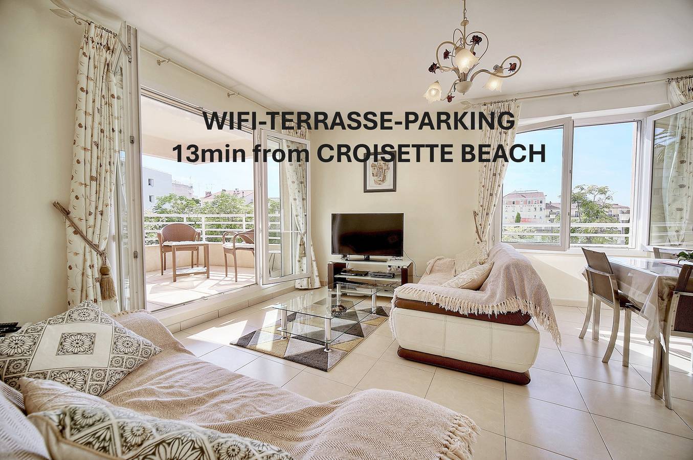 Appartement entier, 3 pièces terrasse et parking in Cannes, Côte méditerranéenne (France)
