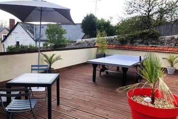 Gîte pour 4 personnes, avec vue et terrasse, animaux acceptés à Azay-le-Rideau