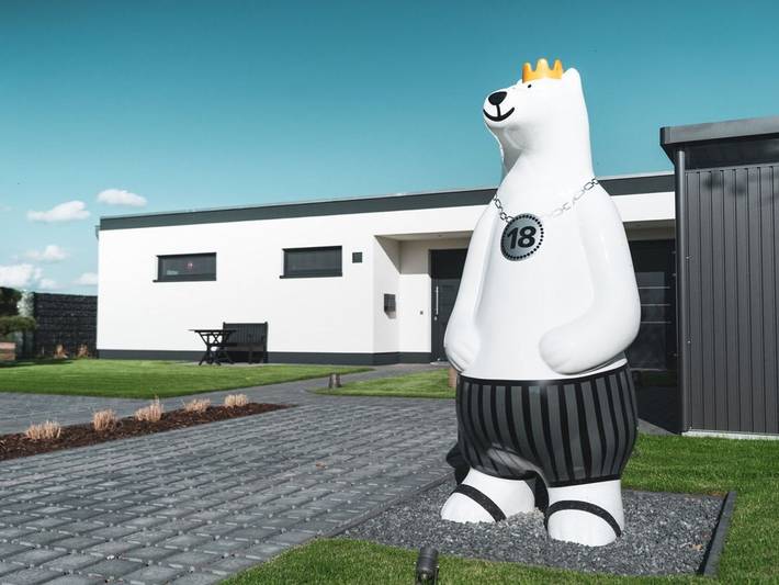 Ferienhaus für 7 Personen, mit Sauna und Garten sowie Terrasse, kinderfreundlich in Göhren-Lebbin