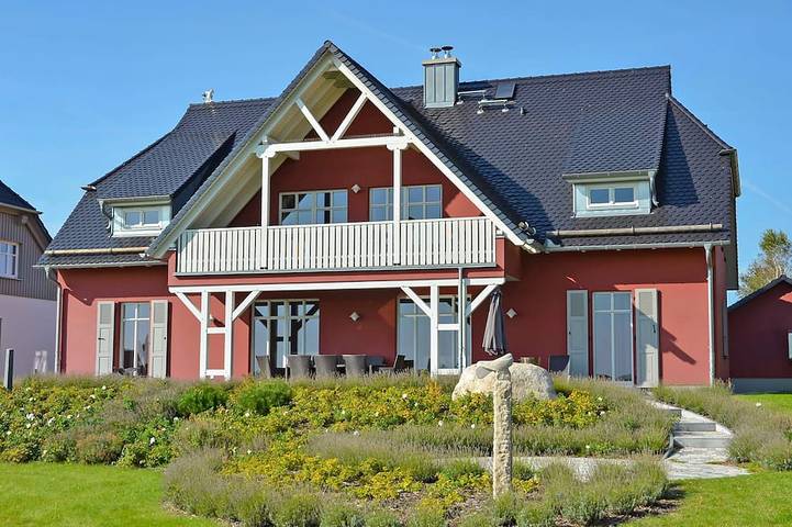 Ferienhaus für 7 Personen, mit Garten und Balkon sowie Sauna