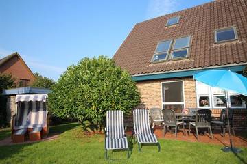 Ferienwohnung für 4 Personen, mit Garten und Terrasse, kinderfreundlich in Garding