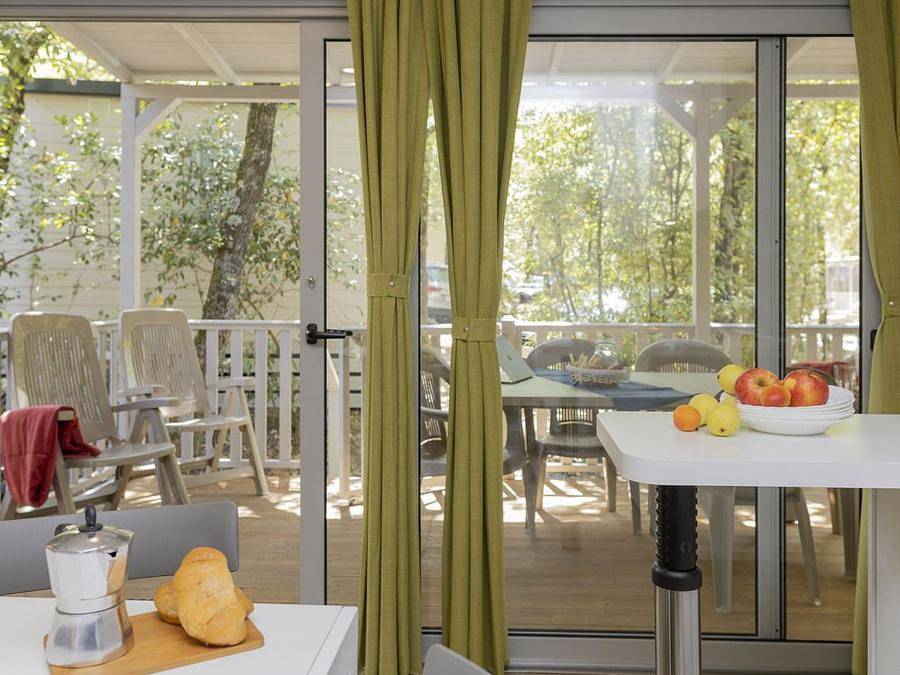 Hu Montescudaio village - Mobilheim 5 personen - Bungalow Familiare in Montescudaio, Etruskische Küste