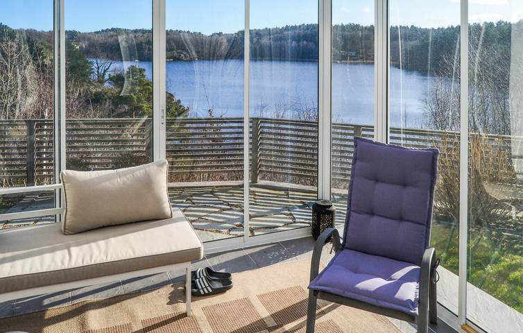 Ferienhaus für 6 Personen mit Seeblick in Lillesand