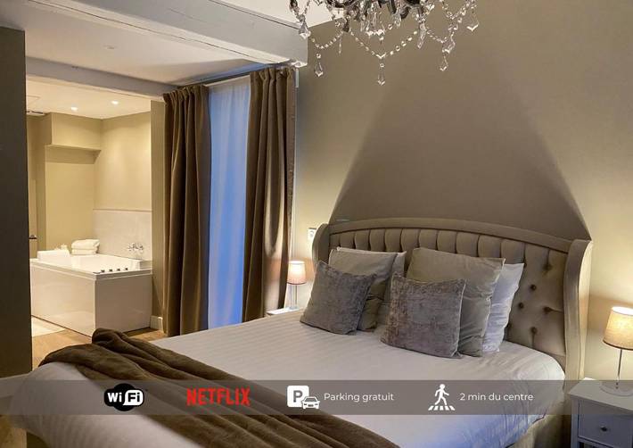 Location de vacances pour 2 personnes, avec jacuzzi et balcon à Saint-Aquilin-de-Pacy