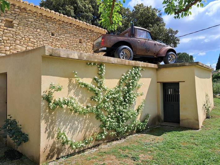 Maison d’hôte pour 3 personnes, avec Terrasse et Jardin ainsi que Piscine et Vue à Suze-la-Rousse
