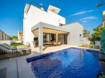 Sehr grosse, moderne, luxuriöse Villa Can Aruna in Colònia de Sant Pere, Artà für 6 