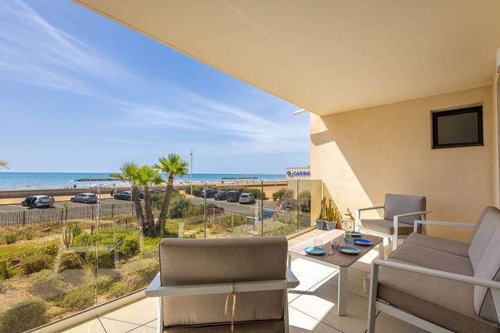 Appartement de vacances pour 4 personnes, avec Vue sur l’océan