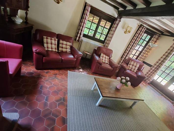 Location de vacances pour 5 personnes, avec piscine et terrasse ainsi que vue et jardin, animaux acceptés à Vimoutiers - 3