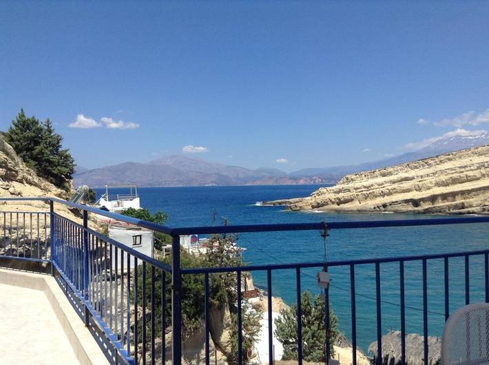 Gîte pour 4 personnes, avec terrasse ainsi que vue sur le lac et vue, animaux acceptés dans Matala - 3