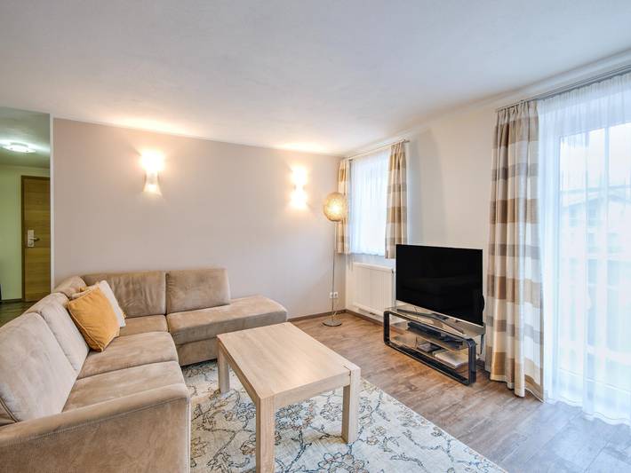 Vakantieappartement voor 4 personen, met balkon en sauna in Niederau