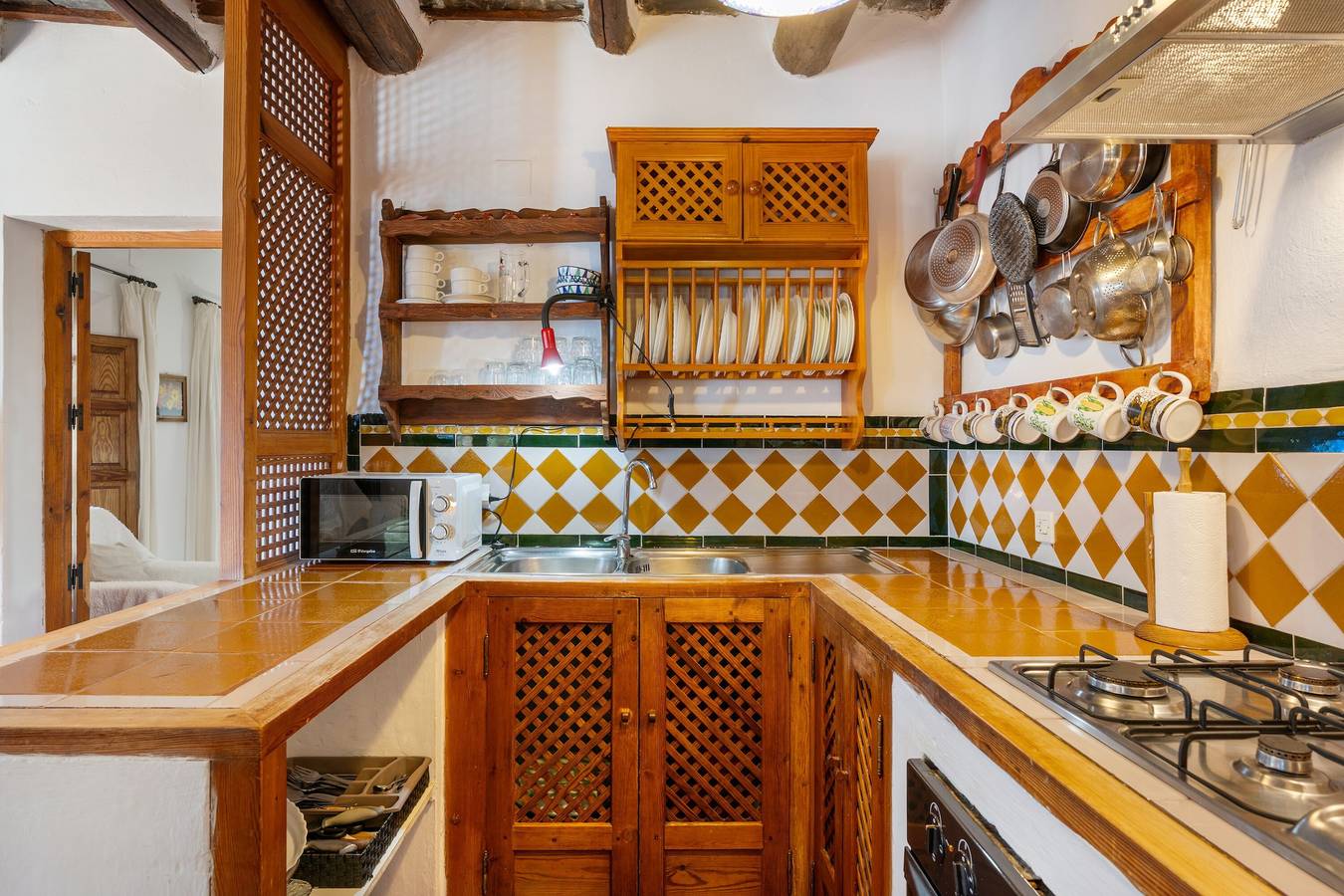 Country House 'Casa De La Fuente' with Mountain View, Private Terrace and Wi-Fi in Bubión, Granada Province