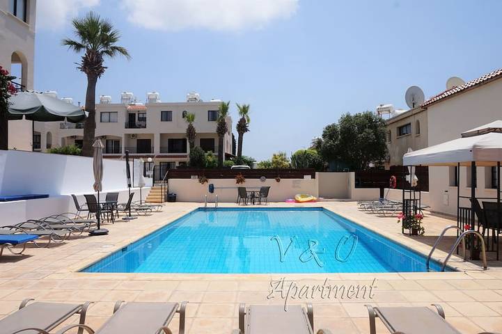 Ferienwohnung für 2 Personen, mit Pool in Paphos