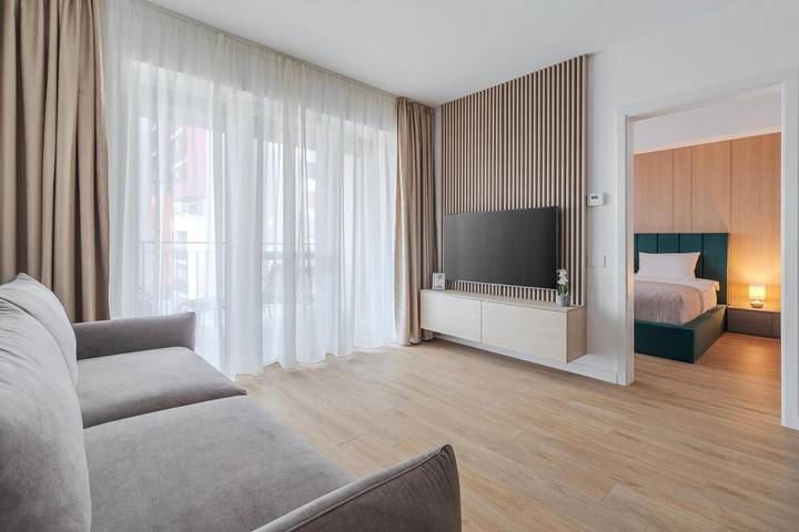 Appartement de vacances pour 6 personnes, avec balcon et vue