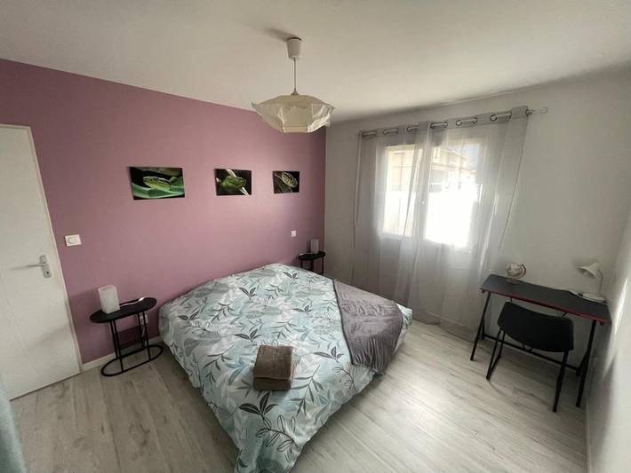 Appartement de vacances pour 2 personnes, avec jardin ainsi que vue et terrasse, animaux acceptés