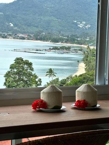 Maison d’hôte pour 2 personnes, avec balcon et vue ainsi que piscine et jardin à Lamai Beach