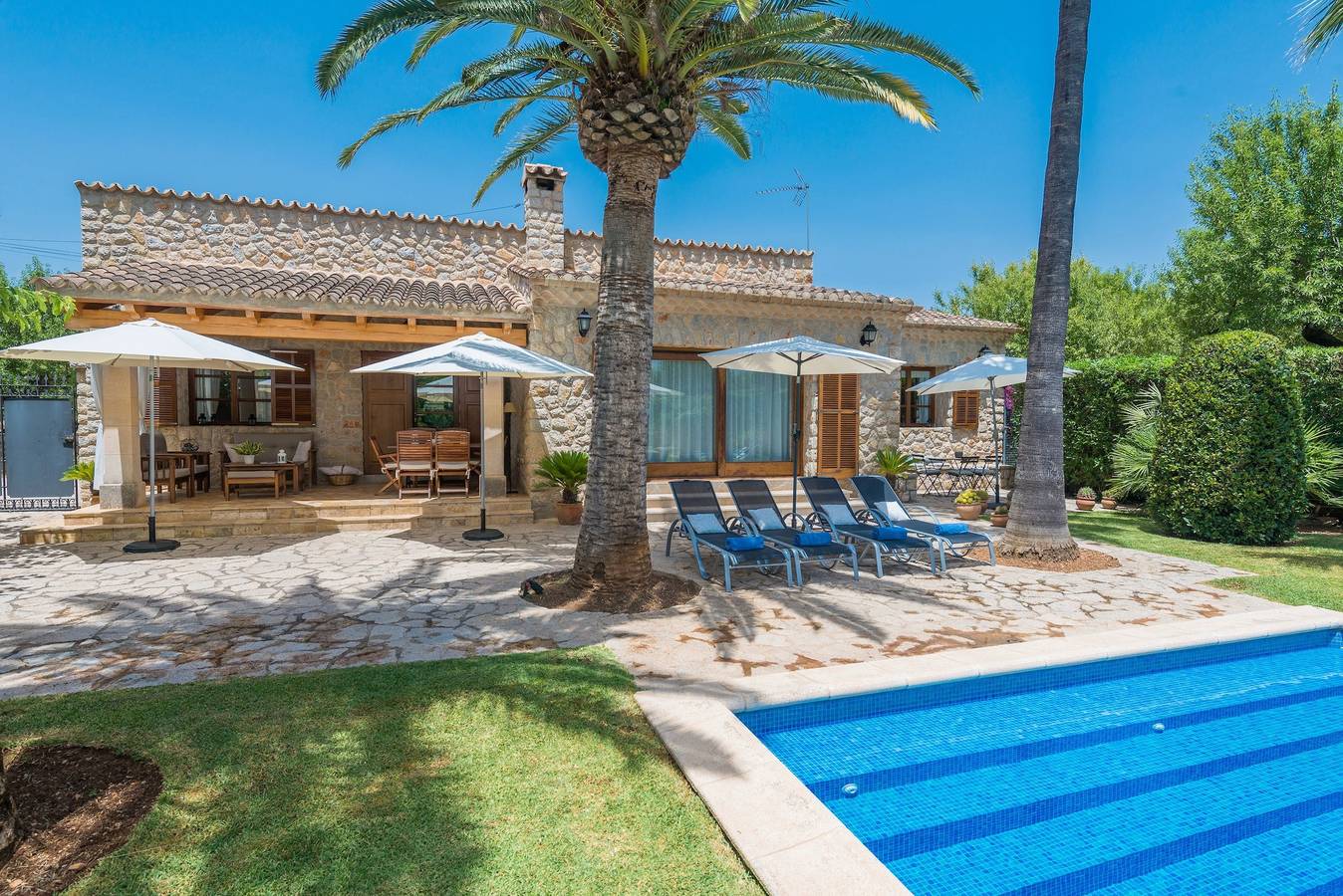 Villa de campagne en pierre naturelle – Villa Can Reure in Inca, Majorque l'intérieur des terres