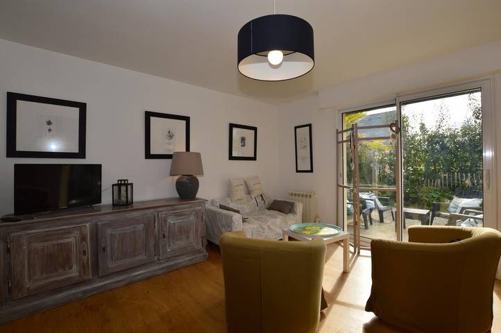 Maison de vacances pour 4 personnes, avec jardin à Saint-Méloir-des-Ondes