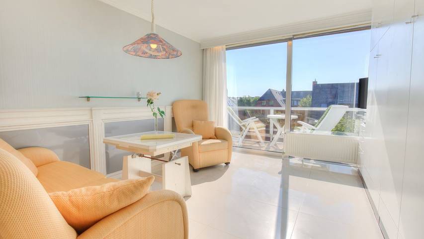 Ferienwohnung für 2 Personen, mit Balkon und Sauna in Wenningstedt