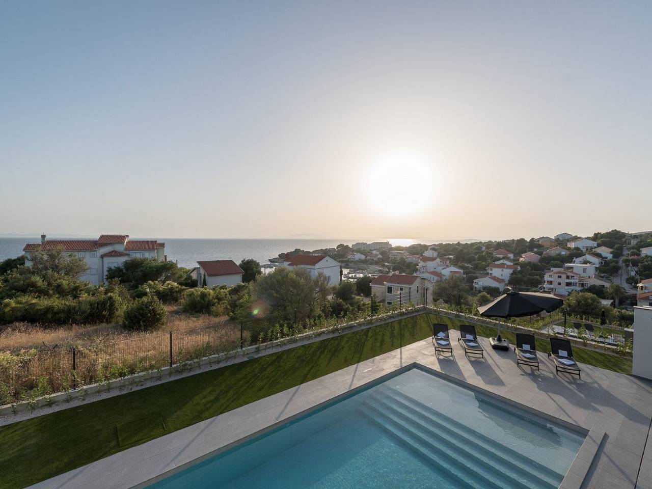 Ferienvilla "Villa Aria" mit Whirlpool in Novalja, Otok Pag