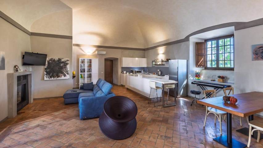 Chambre d’hôte pour 5 personnes, avec Terrasse ainsi que Jardin et Vue à Sala Baganza
