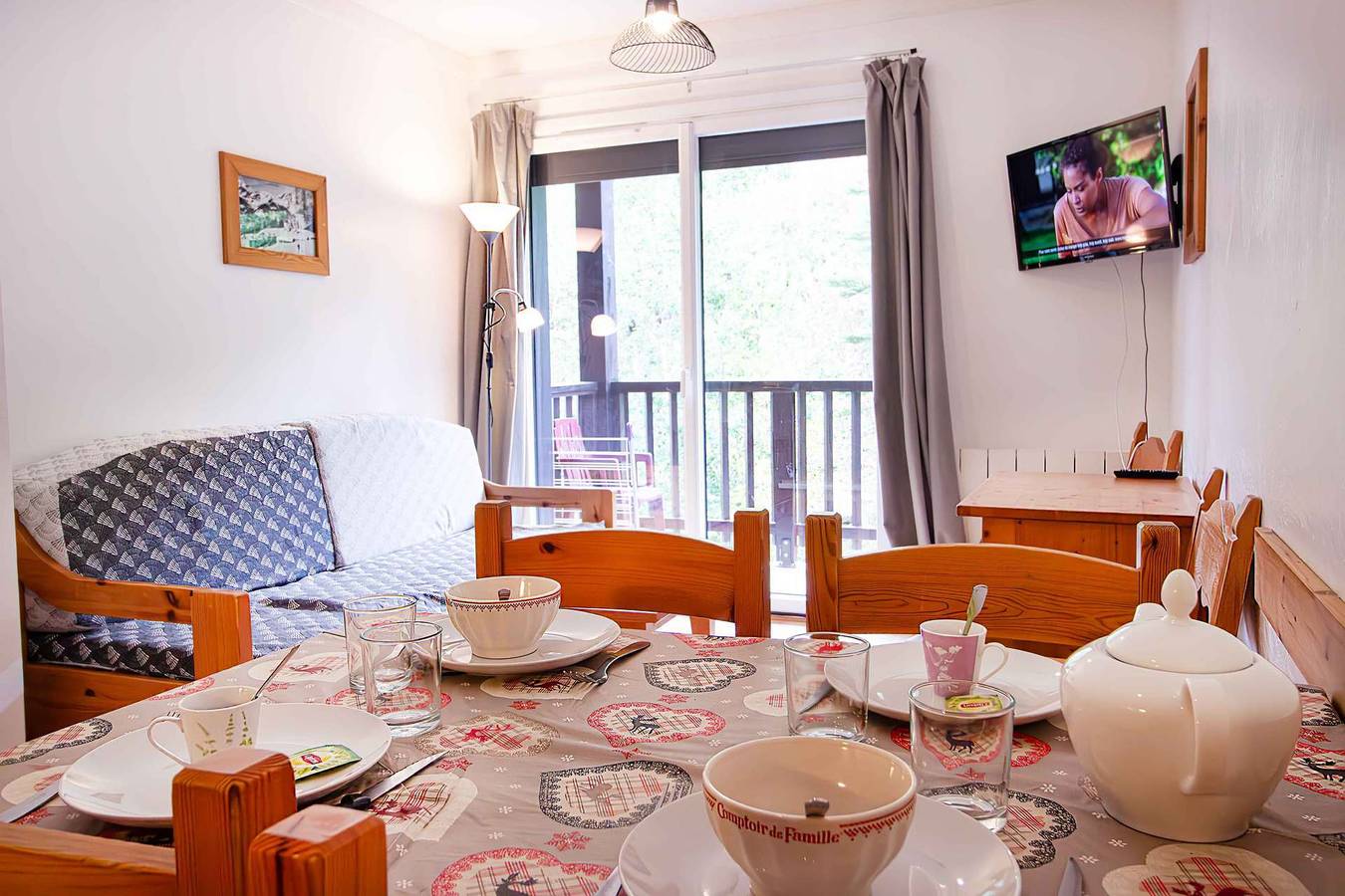 Geheel vakantieappartement, Vakantieappartement voor 4 personen met balkon/terras in Valfréjus, Modane
