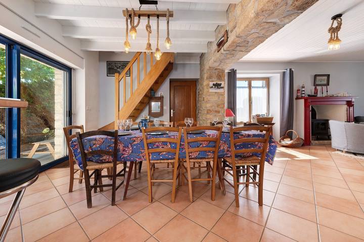 Grande Maison Familiale du Golfe : Terrasse et Wi-Fi à Baden in Port Blanc, Baden (France)