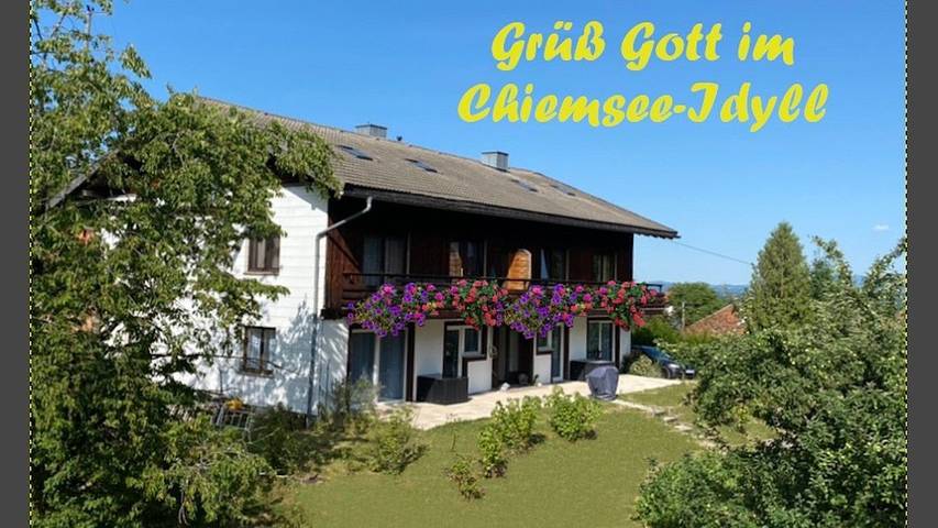 Ferienwohnung für 4 Personen, mit Terrasse, kinderfreundlich in Bernau am Chiemsee