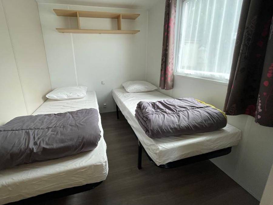 Camping Ushuaïa Villages La Maïade - Mobilheim 4 personen - Family Suite - 30m² - 2 Schlafzimmer + 2 Badezimmer in Mimizan, Côte d’Argent