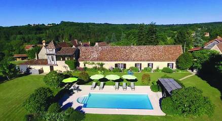 Chambre d’hôte pour 2 personnes, avec piscine et jardin à Le Buisson-de-Cadouin