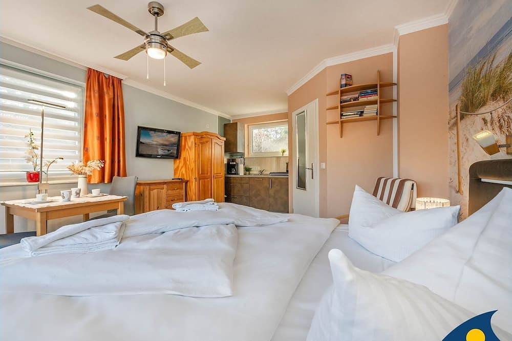 Ganze Wohnung, Haus Kiefernduene Balkonstudio links - + Balkonstudio links in Drei Kaiserbäder, Seebad Ahlbeck